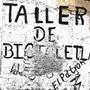 <i>Taller de Bicicletas</i><br>12"x16"<br>Mixed media on wood<br><br>